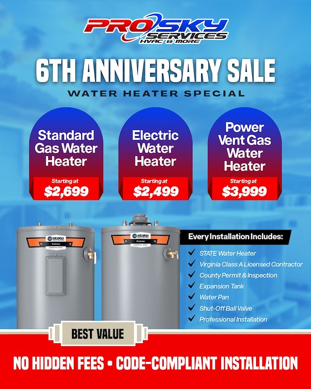Water Heater Installation Special