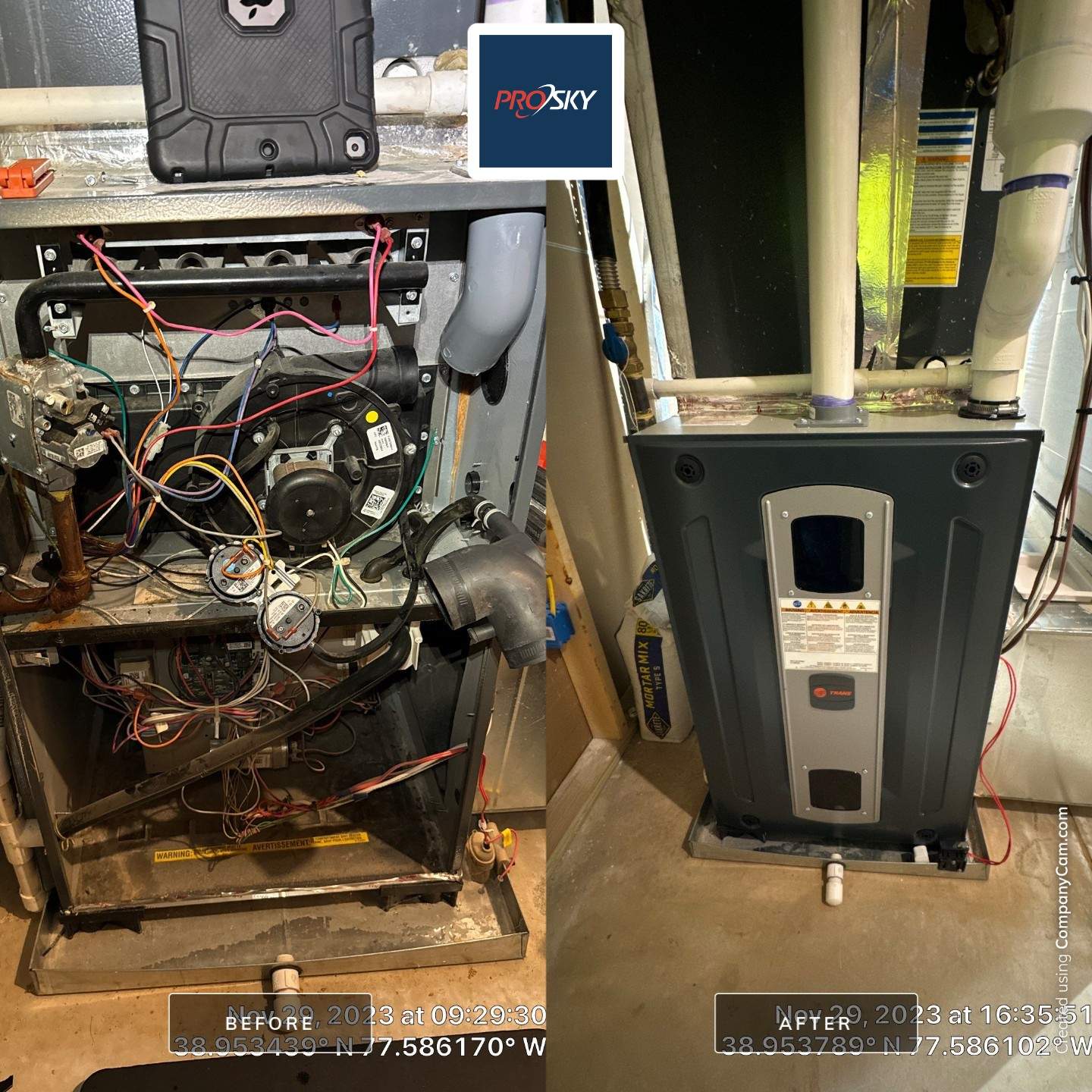 Efficiency Redefined: Trane 96% Gas Furnace Upgrade in Aldie, VA