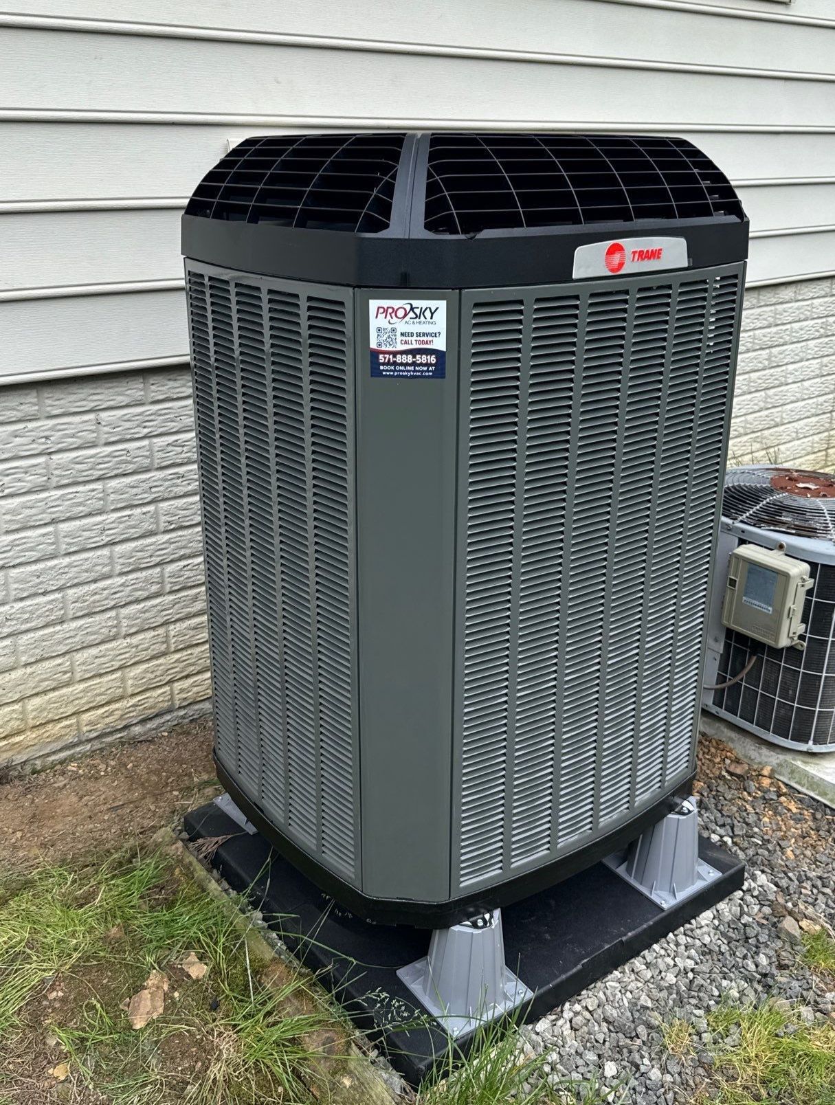 Trane 17 SEER Multi-Speed Heat Pump Installation